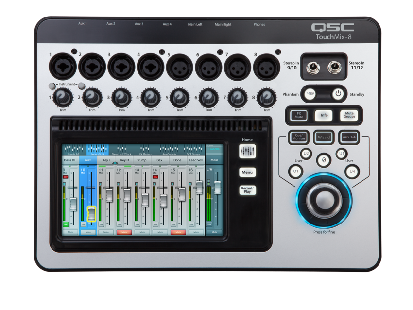 QSC Audio präsentiert TouchMix Digital-Mischer auf der NAMM